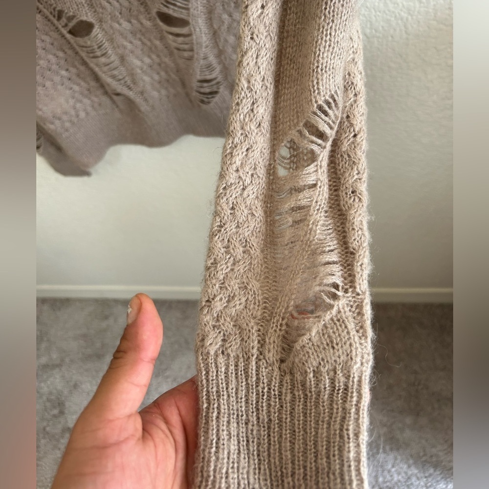 Itterre Wool Ombre Brown Sweater - Picture 14 of 16